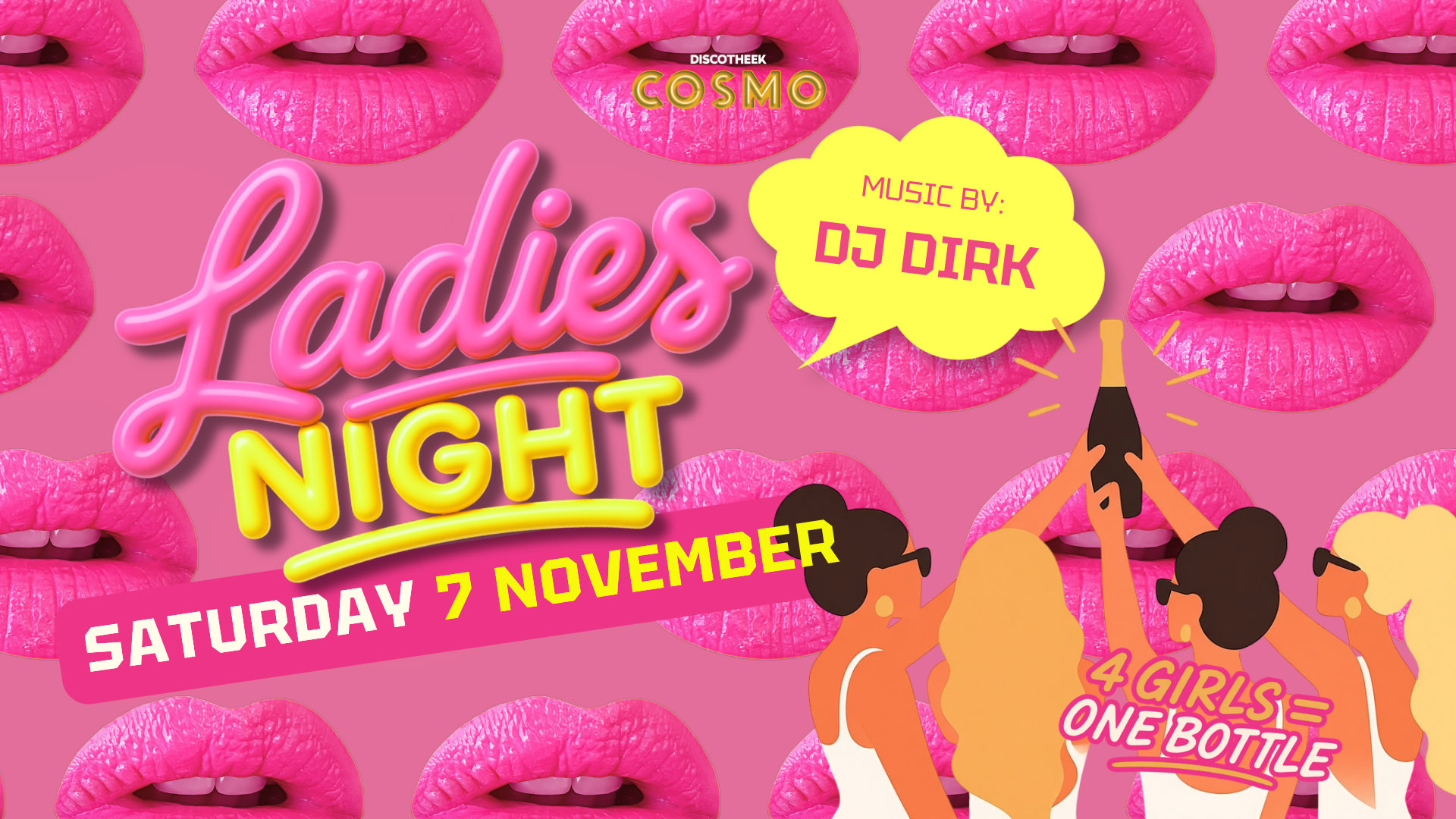Ladies Night zaterdag 7 november 2026